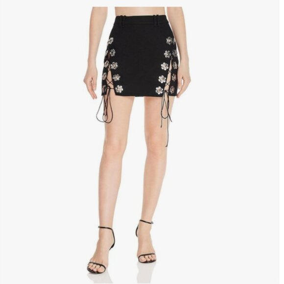 For Love & Lemons Grommet Mini Skirt BNWOT - Picture 1 of 3
